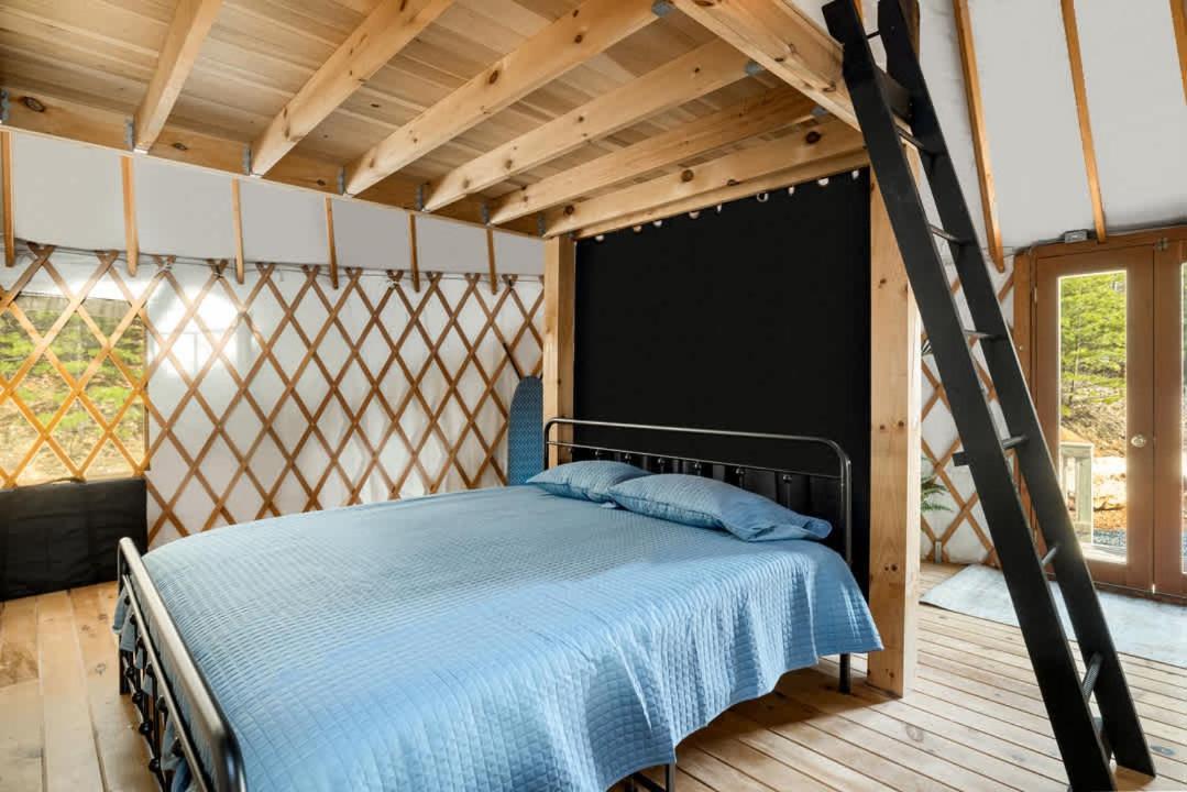 Modern Yurt W River Access, Hot Tub, Wifi & Grill Wardensville Bagian luar foto